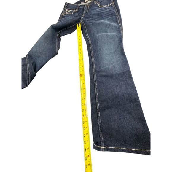 Ariat Rebar Riveter Bootcut Jeans Women's 30S Hallow Mid Rise Stretch Workwear - Picture 12 of 16